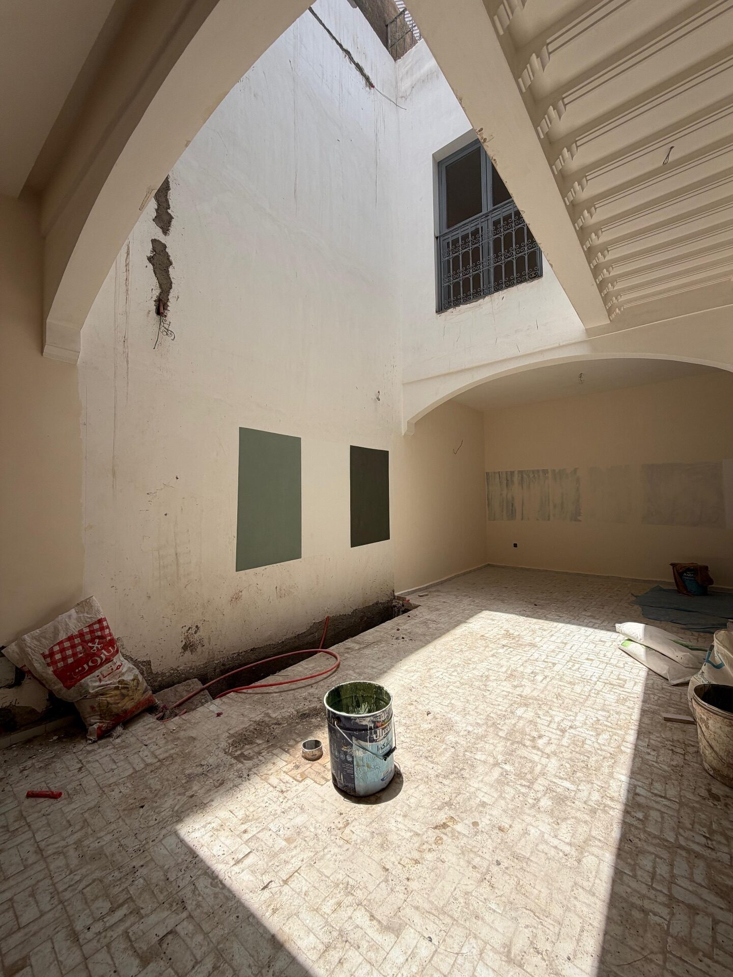 Riad en finition