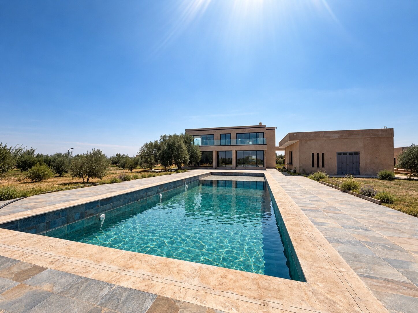 Villa en phase finale d’achèvement